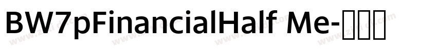 BW7pFinancialHalf Me字体转换 BW7pFinancialHalf Me字体转换